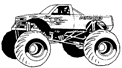 coloring page Monster Trucks